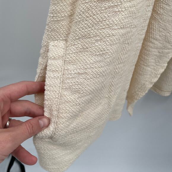 JACK BY BBDakota Cream Ivory Open Fringe Cardigan / S - Picture 8 of 11